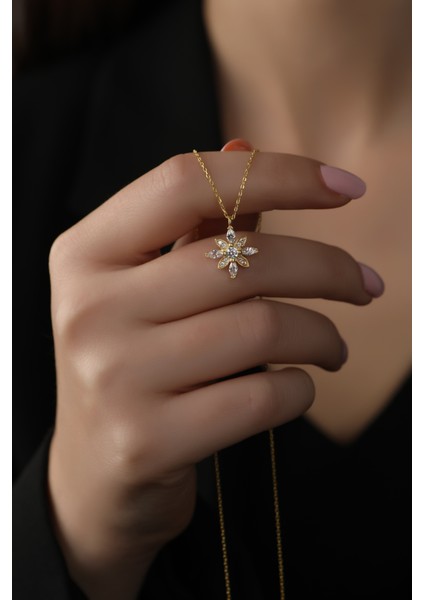 925 Ayar Kadın Umut Çiçeği Gümüş Kolye modelleri