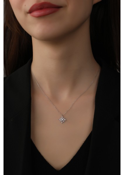 925 Ayar Kadın Umut Çiçeği Gümüş Kolye indirimleri