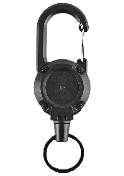 Geri Çekilebilir Anahtarlık Açık Taşınabilir Çelik Tel Yaylı Toka (Yurt Dışından)