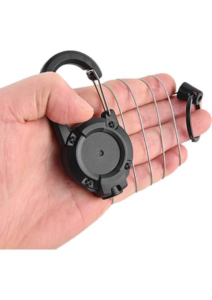 Geri Çekilebilir Anahtarlık Açık Taşınabilir Çelik Tel Yaylı Toka (Yurt Dışından) modelleri