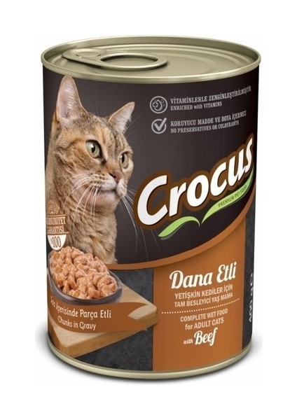 Kedi Dana Etli Yaş Mama 400G