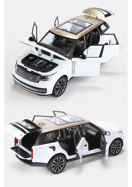 Alaşım Araba Modeli 1:24 Land Rover Range Rover Oyuncak Modeli Süsler (Yurt Dışından)