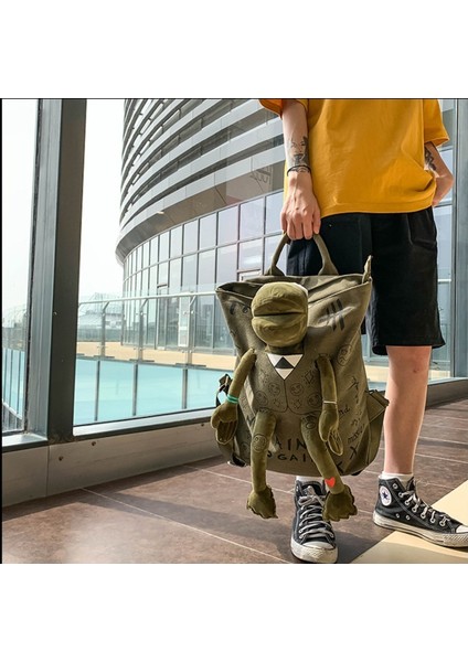 Yeşil Kurbağa Sırt Çantası (Yurt Dışından) modelleri