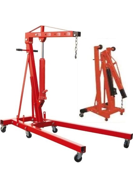 2 Ton Hidrolik Motor Kaldırma Vinci Katlanır MGK1002