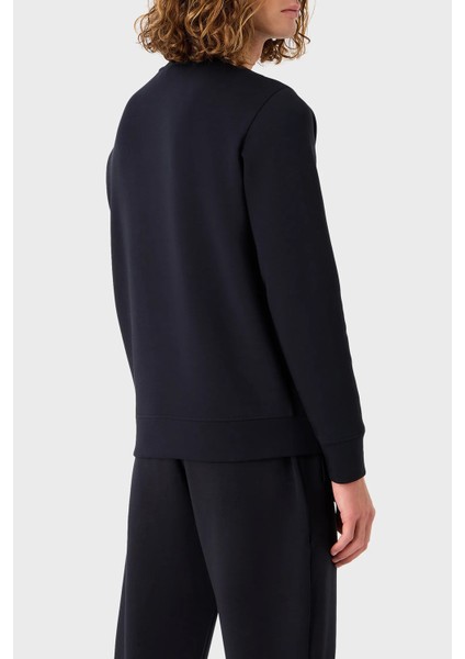Erkek Marka Logolu Uzun Kollu Rahat Lacivert Sweatshirt 8N1ML7 1JHSZ-0920 fırsatları