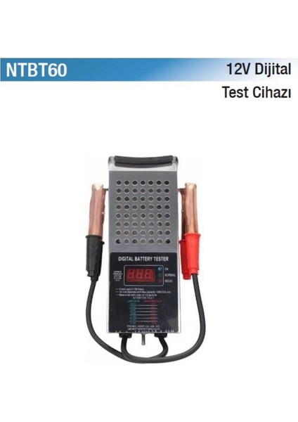 Nt Tools 12V Dijital Akü Test Cihazı NTBT60