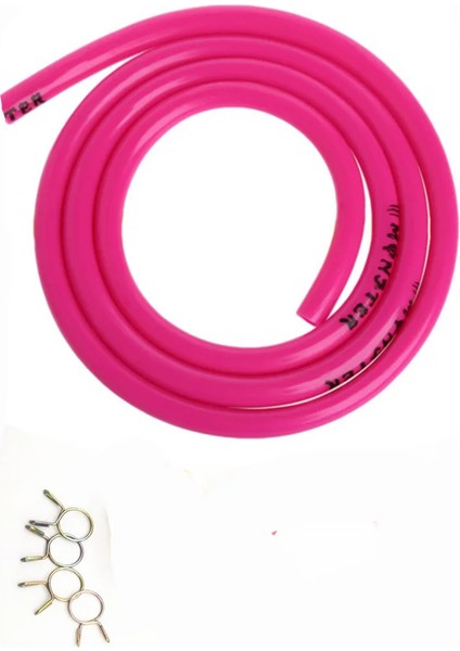 Pembe Stil Motosiklet Motosiklet Kir Pitbike Hortum Benzin Borusu Akaryakıt Tüpü Yamaha x R Mt-10 FJ1200A Aprilia Dorsoduro (Yurt Dışından)