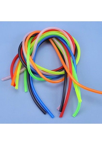 Sarı Stil 1m Gaz Yağı Borusu Yüksek Sıcaklığa Dayanıklı Kauçuk Yumuşak Tüp Motosiklet Aksesuarları Hortum Benzin Yakıt Hattı Hortumu (Yurt Dışından) fırsatları