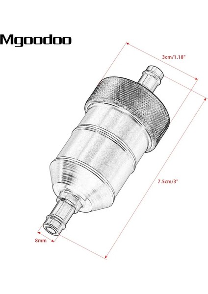 Gümüş Tarzı Evrensel 8mm Benzin Gaz Yakıt Filtresi Temizleyici C Alüminyum Motosiklet Pit Dirt Bike Atv Quad Inline Petrol Gaz Yakıt Filtresi (Yurt Dışından) modelleri