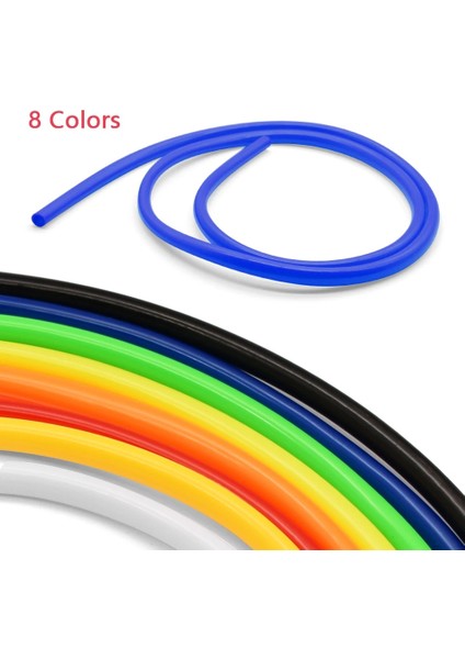 Mavi Stil Motosiklet Hortumu 1 Metre Benzin Yakıt Hattı Hortumu Gaz Yağı Borusu Tüp Kauçuk Honda Varaderoadow VT750 Suzuki Ltz 400 (Yurt Dışından) fiyatları