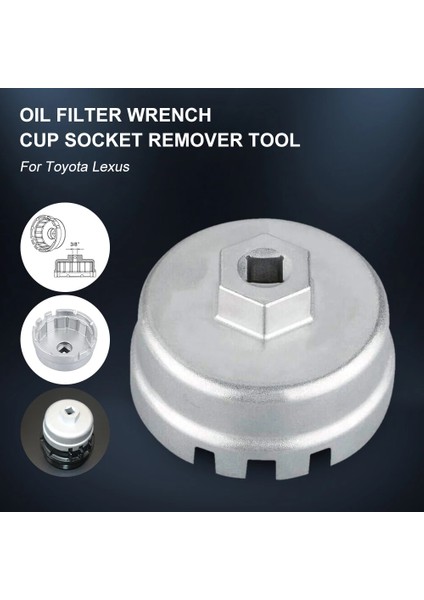 Beyaz Stil Otomatik Aracı Yağ Filtresi Kapağı Çıkarma Anahtarı Aracı Alüminyum Filtre Anahtarı Flütler Toyota Lexus Camry Için Kartuş Tarzı Rav4 (Yurt Dışından) fırsatları