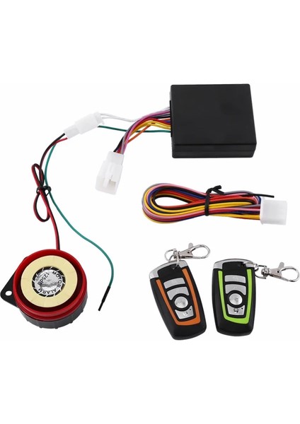 Evrensel Motosiklet Alarm Sistemi Scooter Çalıştırma Uzaktan Kumanda Anahtarlık Hırsızlığa Karşı Güvenlik Alarm Sistemi Motorlu Iki Yönlü (Yurt Dışından) fırsatları