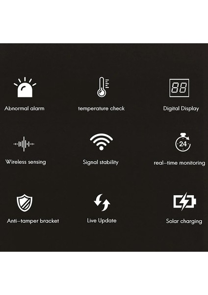 Kablosuz Motosiklet Tpms Lastik Basıncı Izleme Sistemi Solar Harici Sensör LCD Ekran Sıcaklık Monitörü Alarmı (Yurt Dışından)