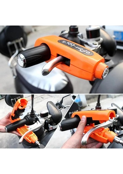Sarı Stil Yamaha Honda Kawasaki Suzuki Vb. Gibi Evrensel Motosiklet Ön Fren Güvenlik Kilidi. Gidon Güvenliği Hırsızlığa Karşı Kilit (Yurt Dışından) indirimleri