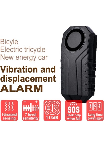 Motosiklet Alarmı Yüksek Sesli Titreşim Sensörü Sesli Alarm Bisiklet Scooter Kablosuz Hırsızlığa Karşı Hırsız Uzaktan Bisiklet Güvenliği Su Geçirmez (Yurt Dışından) fiyatları