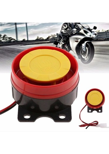 Araba Atv Motosiklet Kamyon Bisiklet Yüksek Sesle Korna Klaxon 125DB 12V Elektrikli Evrensel (Yurt Dışından)