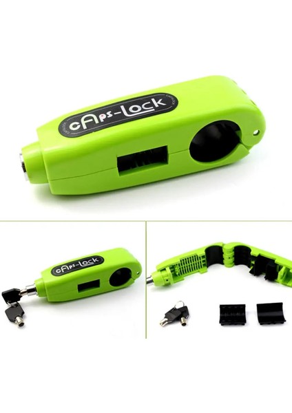 Siyah Stil Motosiklet Tutma Kilidi Abs Güvenlik Anahtarsız Kilitler Gidon Ahize Fren Kolu Disk Kilitleme Fit Scooter Atv Hırsızlığa Karşı Motor Kilidi (Yurt Dışından) fiyatları