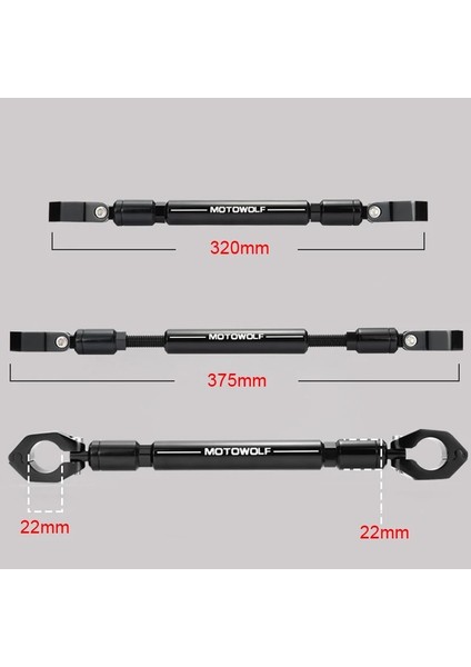 Kırmızı Tarzı Saatler 2018 Motowolf Motosiklet Gidon Tutucu Styling Çok Işlevli Çok Serin Crossbar (Yurt Dışından) fırsatları