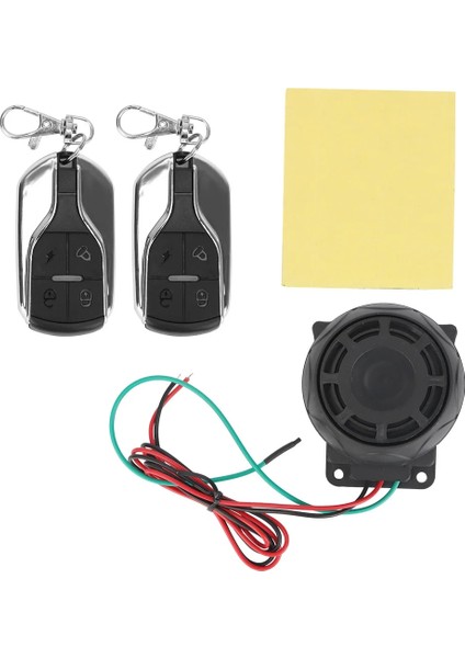 Motosiklet Hırsızlık Koruması Çift Uzaktan Kumanda 12V Araba Anahtarlığı Motosiklet Alarm Güvenlik Sistemi Bisiklet Scooter Motor Alarm Sistemi (Yurt Dışından) fırsatları