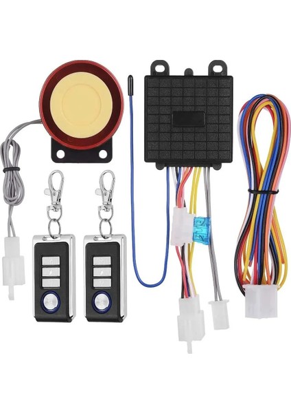 Anti-Kaçırma Su Geçirmez Motosiklet Güvenlik Alarmıtek Yönlü Motosiklet Alarm Sistemi 12V Sistem Alarmı (Yurt Dışından)