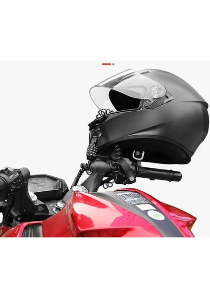 1 Adet Yeşil Stil Motosiklet Hatırlatma Kablosu Güvenlik Hatırlatma Bisiklet Scooter Scooter Güvenliği Hırsızlığa Karşı Disk Kilidi Halat Motosiklet Güvenliği (Yurt Dışından) fırsatları
