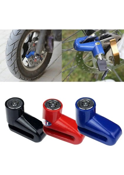 Siyah Stil 2021 Ağır Hizmet Tipi Motosiklet Dağ Bisikleti E-Bike Disk Fren Güvenliği Hırsızlığa Karşı Kilit (Yurt Dışından)