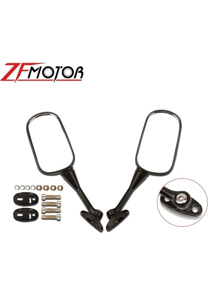 Honda Için CBR600 Rr CBR600RR CBR1000 Rr CBR1000RR Motosiklet Dikiz Dikiz Aynası Spor Bisiklet Yan Aynalar Motosiklet Parçaları (Yurt Dışından) fırsatları