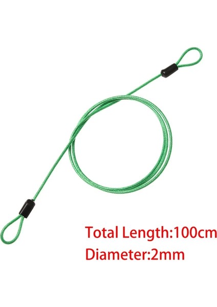 No.1 Tarzı Kablo Çelik Halat Açık Sporlar Için 100 cm Bisiklet Kilidi Bisiklet Bisiklet Scooter Guard Güvenlik Bagaj Güvenlik Bisiklet Aksesuarı (Yurt Dışından)