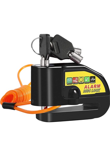 Mavi Stil Disk Fren Kilidi Motosiklet Alarm Disk Kilidi Dayanıklı Disk Tekerlek Güvenlik Kilidi Hırsızlığa Karşı Alarm Tekerlek Güvenlik Güvenlik Siren Kilidi (Yurt Dışından) modelleri