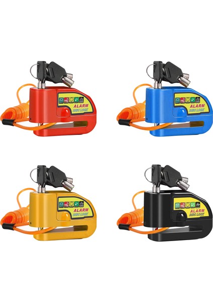 Mavi Stil Disk Fren Kilidi Motosiklet Alarm Disk Kilidi Dayanıklı Disk Tekerlek Güvenlik Kilidi Hırsızlığa Karşı Alarm Tekerlek Güvenlik Güvenlik Siren Kilidi (Yurt Dışından) fırsatları