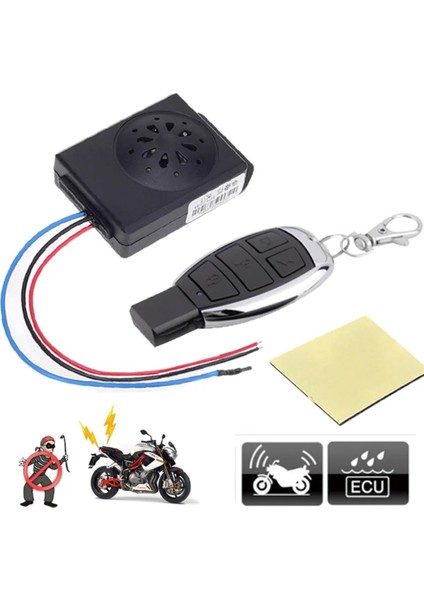 Master Yarış Motosiklet Alarm Scooter Moto Hırsızlığa Karşı Güvenlik Alarm Sistemi Dc 12V Uzaktan Kumandalı Motosiklet Bisiklet Alarmları (Yurt Dışından)