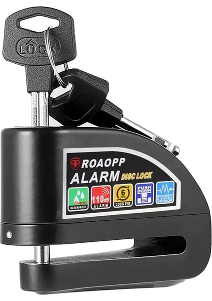 Hatırlatma Kablo Stili Roaopp Motosiklet Alarm Kilidi Motosiklet Hırsızlık Alarmı Tekerlek Disk Fren Güvenlik Suzuki Kawasaki Bmw Için Siren Kilidi (Yurt Dışından) fırsatları