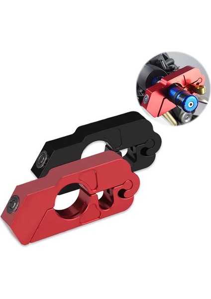 Altın Tarzı Motosiklet Tutma Kilidi Güvenlik Güvenlik Gidon Ahize Kilitleme Fit Scooter Atv Kir Sokak Bisikletleri Hırsızlık Önleme (Yurt Dışından) fırsatları