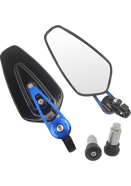 Altın Tarzı Motosiklet Aynaları "oto Gidon Sonu Yan Dikiz Aynası Kawasaki Z125 Pro Z650 Z750 Z800 Z900 Z1000 ER6N Er6 (Yurt Dışından)