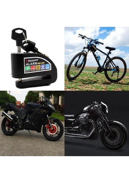 Pil Stili Roaopp Motosiklet Alarm Kilidi Motosiklet Hırsızlık Alarmı Tekerlek Disk Fren Güvenlik Suzuki Kawasaki Bmw Için Siren Kilidi (Yurt Dışından) modelleri