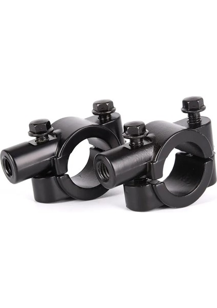 Siyah 10MM Tarzı Montaj Braketleri Kelepçeler Ayna Montaj Kelepçesi Dikiz Aynası Tutucu Motosiklet Bisiklet Gidonu Ayna Adaptörü Tutucu 1 Adet (Yurt Dışından)