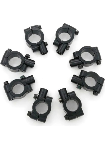 Siyah 10MM Tarzı Montaj Braketleri Kelepçeler Ayna Montaj Kelepçesi Dikiz Aynası Tutucu Motosiklet Bisiklet Gidonu Ayna Adaptörü Tutucu 1 Adet (Yurt Dışından)