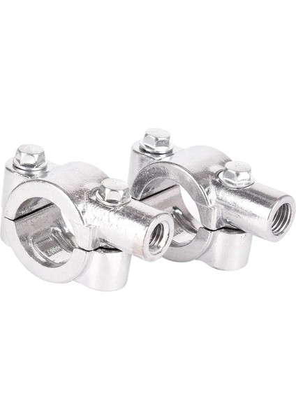 Siyah 10MM Tarzı Montaj Braketleri Kelepçeler Ayna Montaj Kelepçesi Dikiz Aynası Tutucu Motosiklet Bisiklet Gidonu Ayna Adaptörü Tutucu 1 Adet (Yurt Dışından)