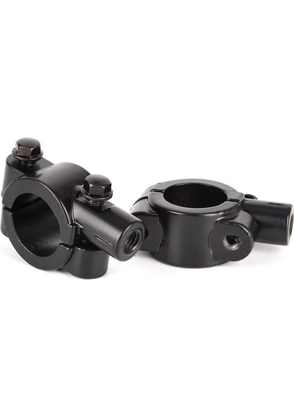 Siyah 10MM Tarzı Montaj Braketleri Kelepçeler Ayna Montaj Kelepçesi Dikiz Aynası Tutucu Motosiklet Bisiklet Gidonu Ayna Adaptörü Tutucu 1 Adet (Yurt Dışından)
