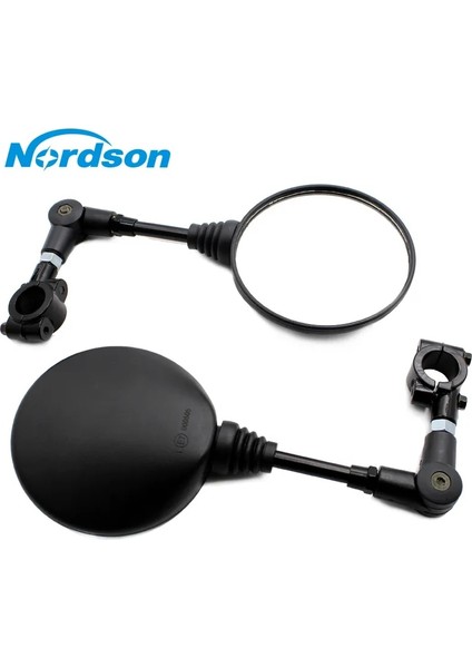 Uzun Ayna Stili Nordson Motosiklet Mimm Gidon Sonu Aynaları Yamaha Suzuki Ducati Kawasaki Bmw Buell Ktm Çift Spor Kir Bisikletleri Atv (Yurt Dışından)