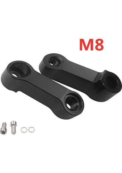 M8X1.25MM Siyah Stil Nc Motosiklet Ayna Yükseltici Evrensel Motosiklet Yan Ayna Adaptörü Motor Ayna Genişletici Uzatma Adaptörü (Yurt Dışından)