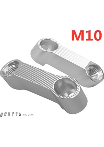 M8X1.25MM Siyah Stil Nc Motosiklet Ayna Yükseltici Evrensel Motosiklet Yan Ayna Adaptörü Motor Ayna Genişletici Uzatma Adaptörü (Yurt Dışından)