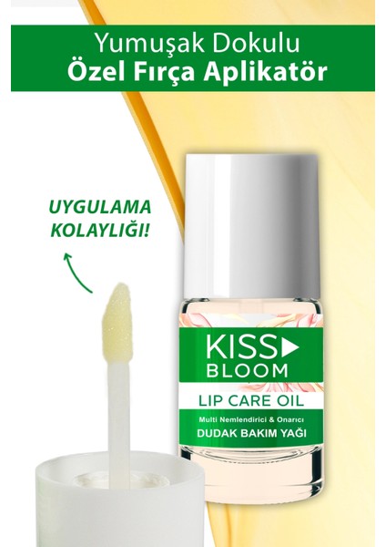 Kiss & Bloom Soothing Effect Dolgunlaştırıcı Dudak Bakım Yağı 11 ml indirimleri