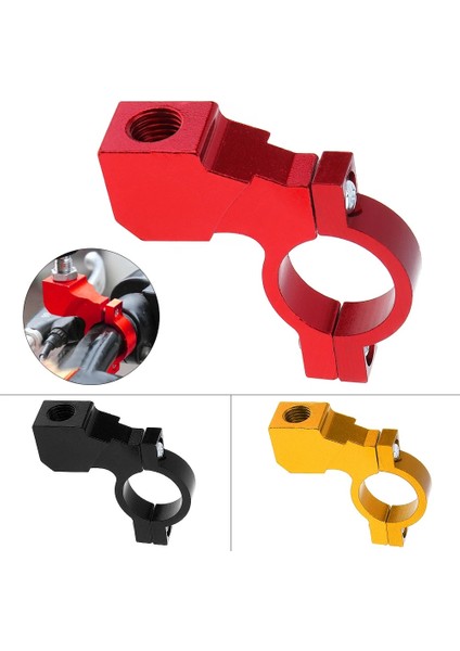 Sarı Stil Evrensel Motosiklet Atv Dikiz Aynası Braketi Montaj Adaptörü Tutucu Kelepçe Vida C Aluminu Gidon Motosiklet Aynası (Yurt Dışından)