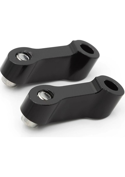 M10 x 1.25MM Aralık Stili 10MM x Pitch Sağ Sol Diş C Evrensel Alüminyum Motosiklet Ayna Montaj Yükseltici Genişletici Adaptör Moto M10 Aksesuarları (Yurt Dışından)