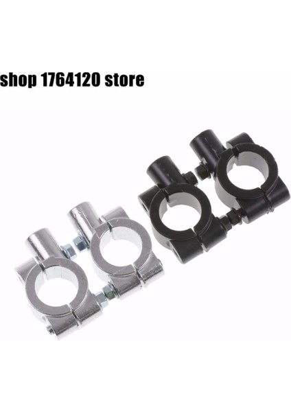 8 mm 25 mm Gümüş Stil Motosiklet Gidon Ayna Montaj Kelepçesi Dikiz Aynası Tutucu Braketi (Yurt Dışından) fiyatları