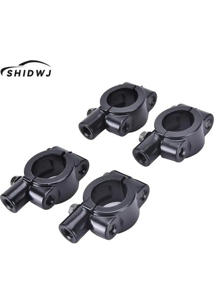 10MM Tarzı Montaj Braketleri Kelepçeler Ayna Montaj Kelepçesi Dikiz Aynası Tutucu Motosiklet Bisiklet Gidonu Ayna Adaptörü Tutucu 1 Adet (Yurt Dışından)