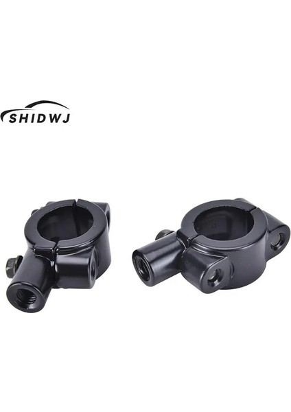 10MM Tarzı Montaj Braketleri Kelepçeler Ayna Montaj Kelepçesi Dikiz Aynası Tutucu Motosiklet Bisiklet Gidonu Ayna Adaptörü Tutucu 1 Adet (Yurt Dışından)