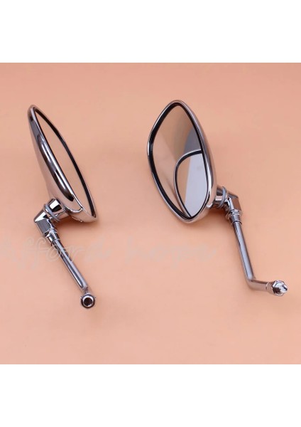 Motosiklet Krom Oval Yan Yan Dikiz Aynaları Cruıser Chopper 10MM Honda Kawasakı Ducatı Harley Suzukı Özel (Yurt Dışından) modelleri