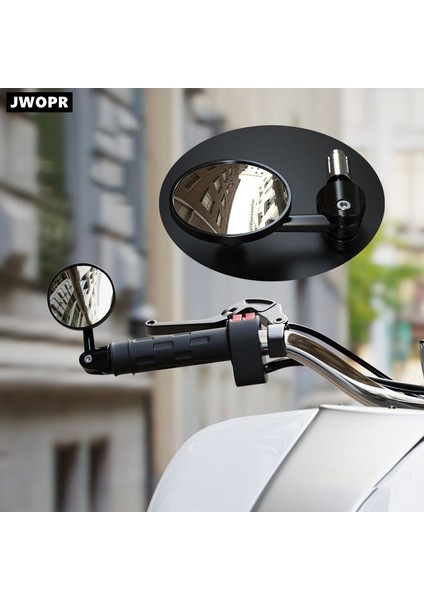 2 Adet Dışbükey Ayna Stili Motosiklet Retro Modifiye Gidon Aynası Tam Açı Katlanır Ters Gidon Dikiz Aynası Motosiklet Dekorasyon Malzemeleri (Yurt Dışından) fiyatları